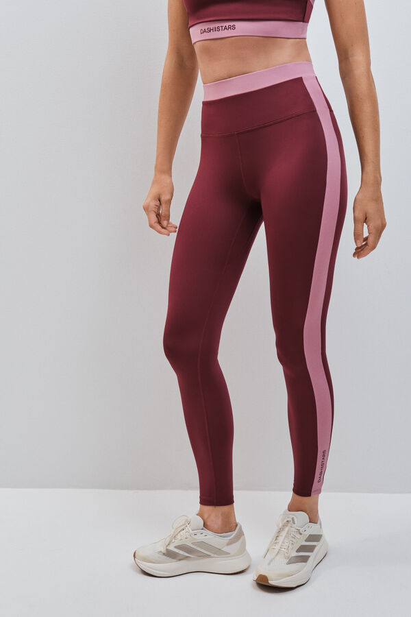 Dash and Stars Bordo duge helanke 4D STRETCH red