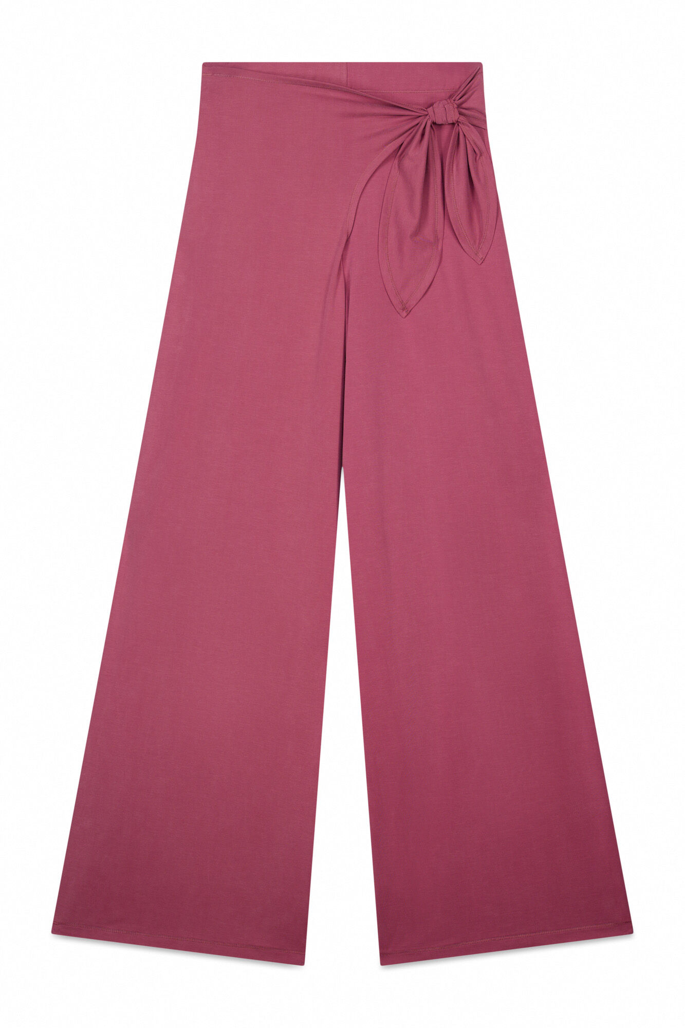 Dash and Stars Bordo mekane duge palazzo pantalone