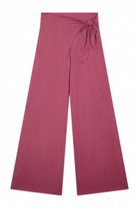Dash and Stars Bordo mekane duge palazzo pantalone