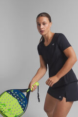 Dash and Stars T-shirt transpirável preta preto