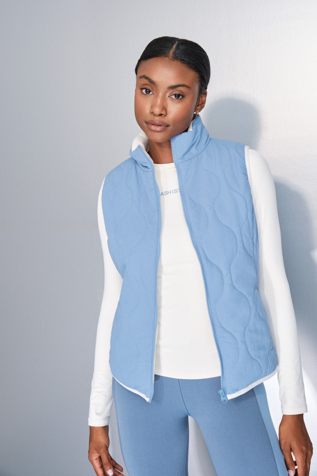 Dash and Stars Plavi podstavljeni &scaron;tepano prsluk