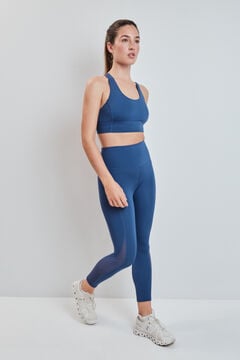Dash and Stars Plave 4D STRETCH skraćene tajice