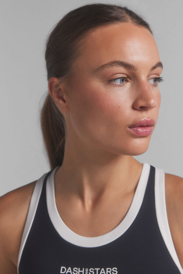 Dash and Stars Crni sportski grudnjak 4D STRETCH black