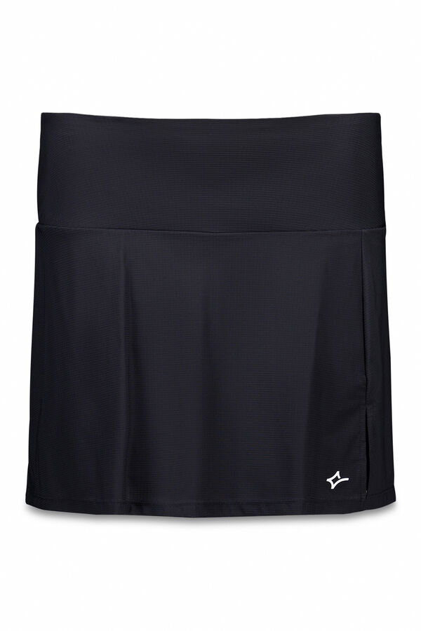 Dash and Stars Crna mikrofiber suknja sa mrežastom postavom black