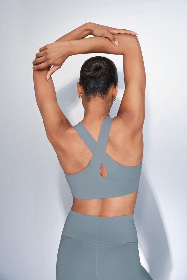 Dash and Stars Sujetador deportivo COMPRESSIVE azul azul