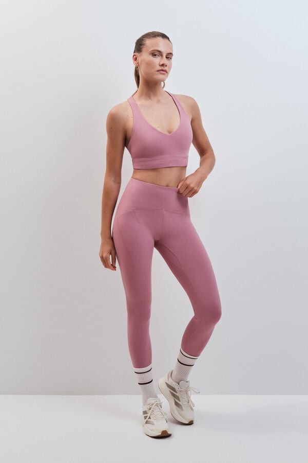 Dash and Stars Roze sportski grudnjak SOFT MOVE pink