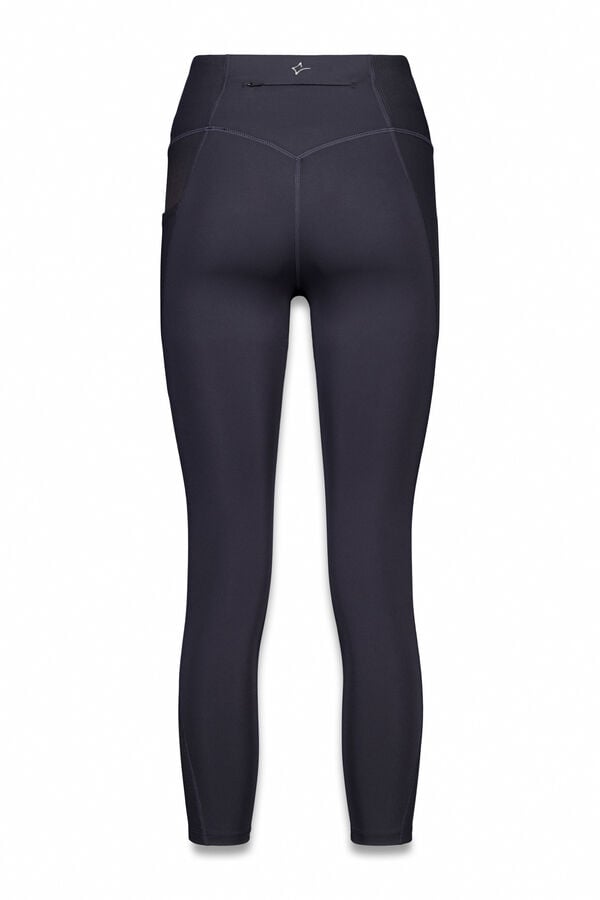 Dash and Stars Crne 4D STRETČ kraće helanke black