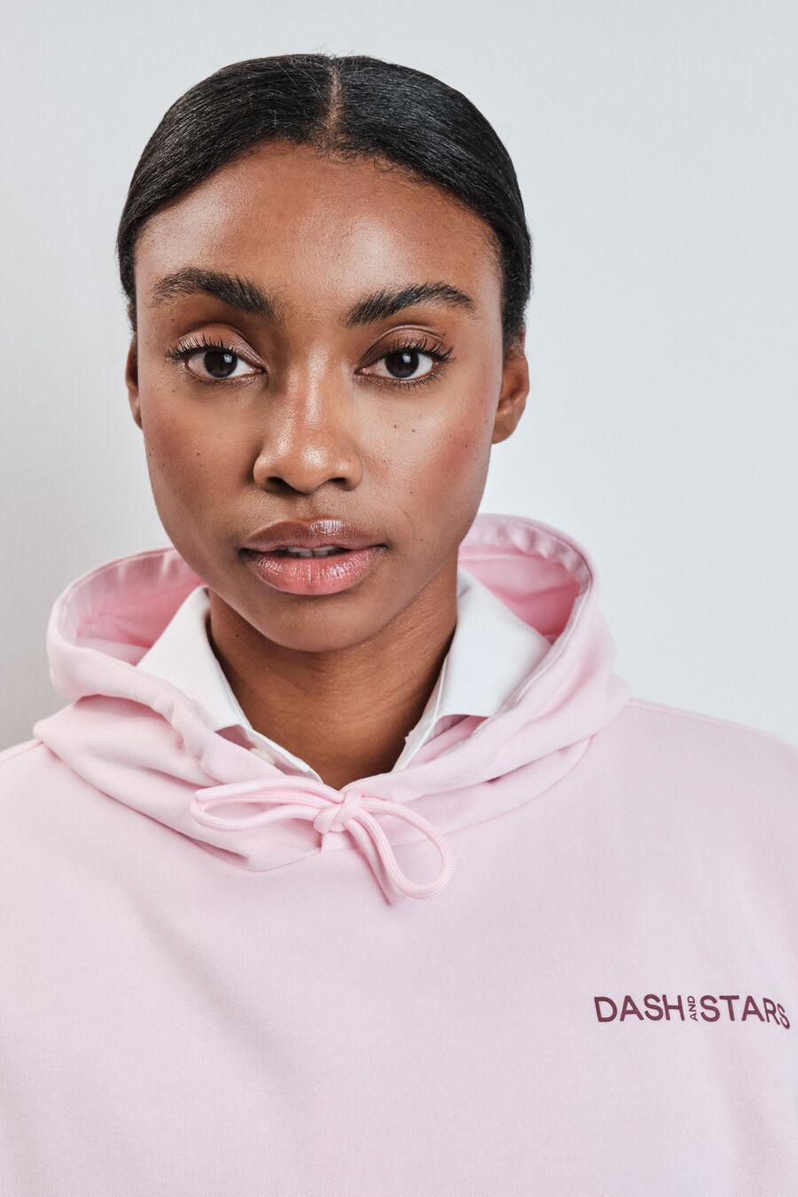 Sudadera felpa algodón rosa