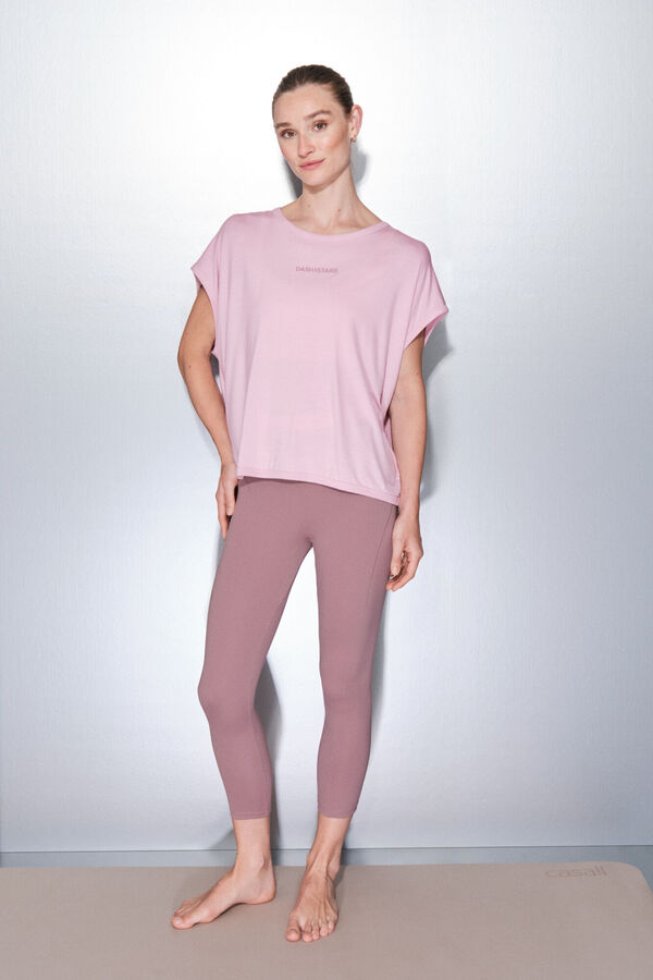Dash and Stars Roze majica od vrlo mekano tkanina pink