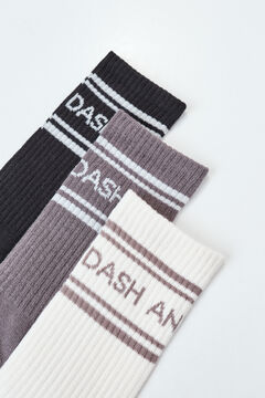Dash and Stars Pakovanje 3 pamučne čarape srednje dužine