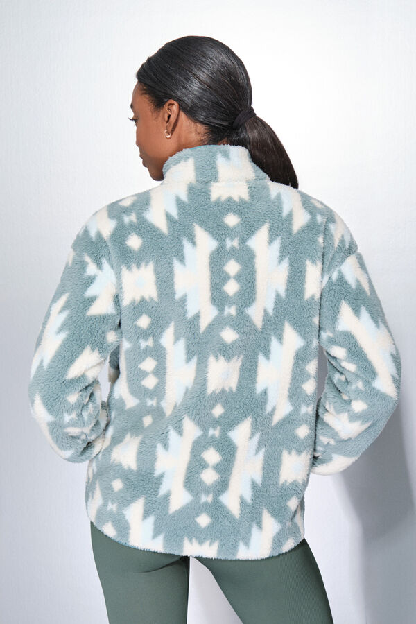 Dash and Stars Ledeno zelena flis rajsfer&scaron;lus sa duks flis green