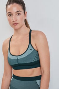 Dash and Stars Zeleni SEAMLESS COMFORT sportski grudnjak