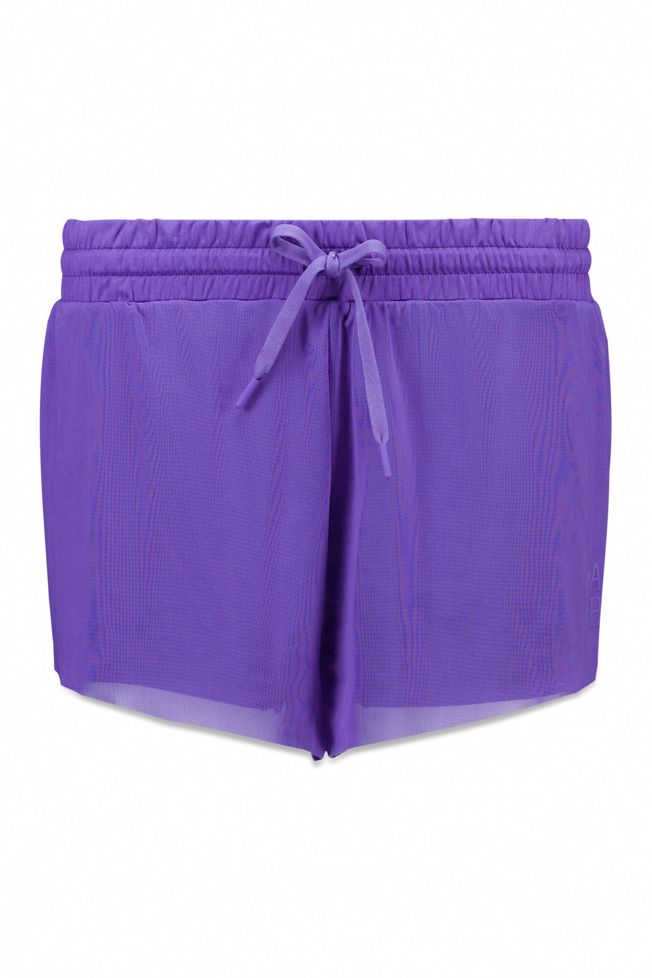 Dash and Stars Short ultra ligero malla morado
