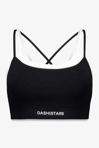 Dash and Stars Sujetador deportivo SEAMLESS COMFORT negro