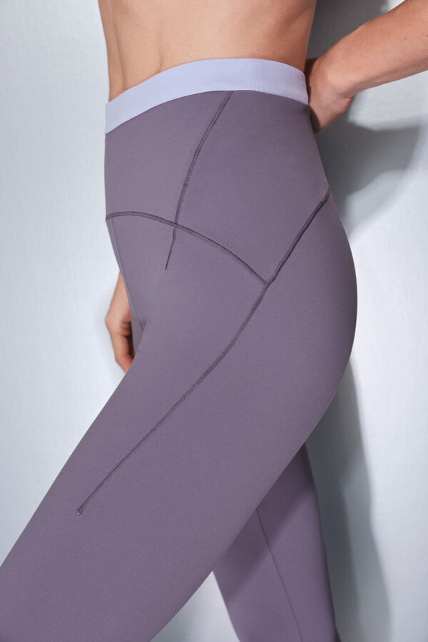 Dash and Stars Kratke plave leginse SOFT MOVE pink