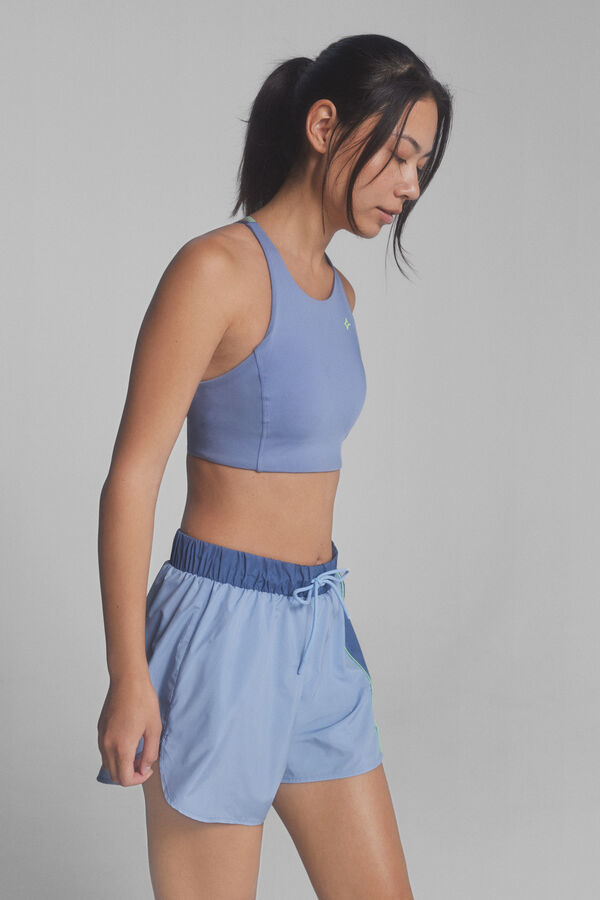 Dash and Stars Blue ultralight mesh shorts  blue