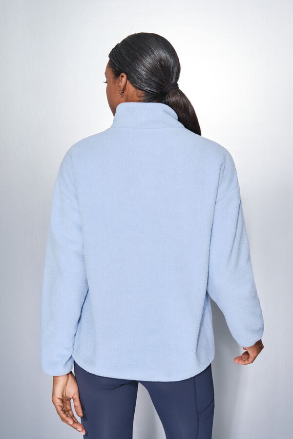 Dash and Stars Bebi plava flis rajsfer&scaron;lus sa duks blue