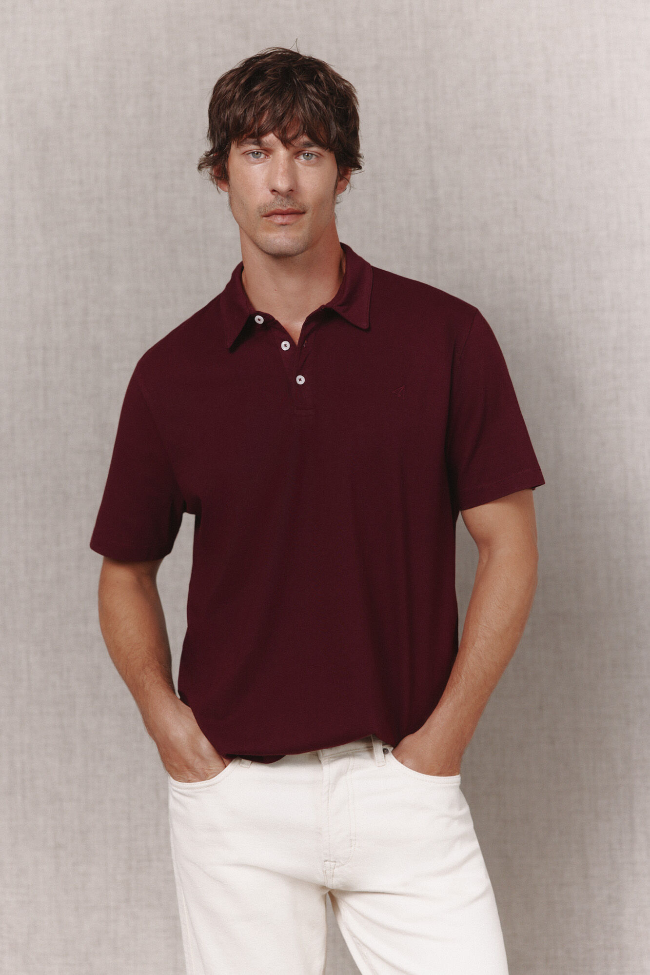OOTO Polo em single jersey
