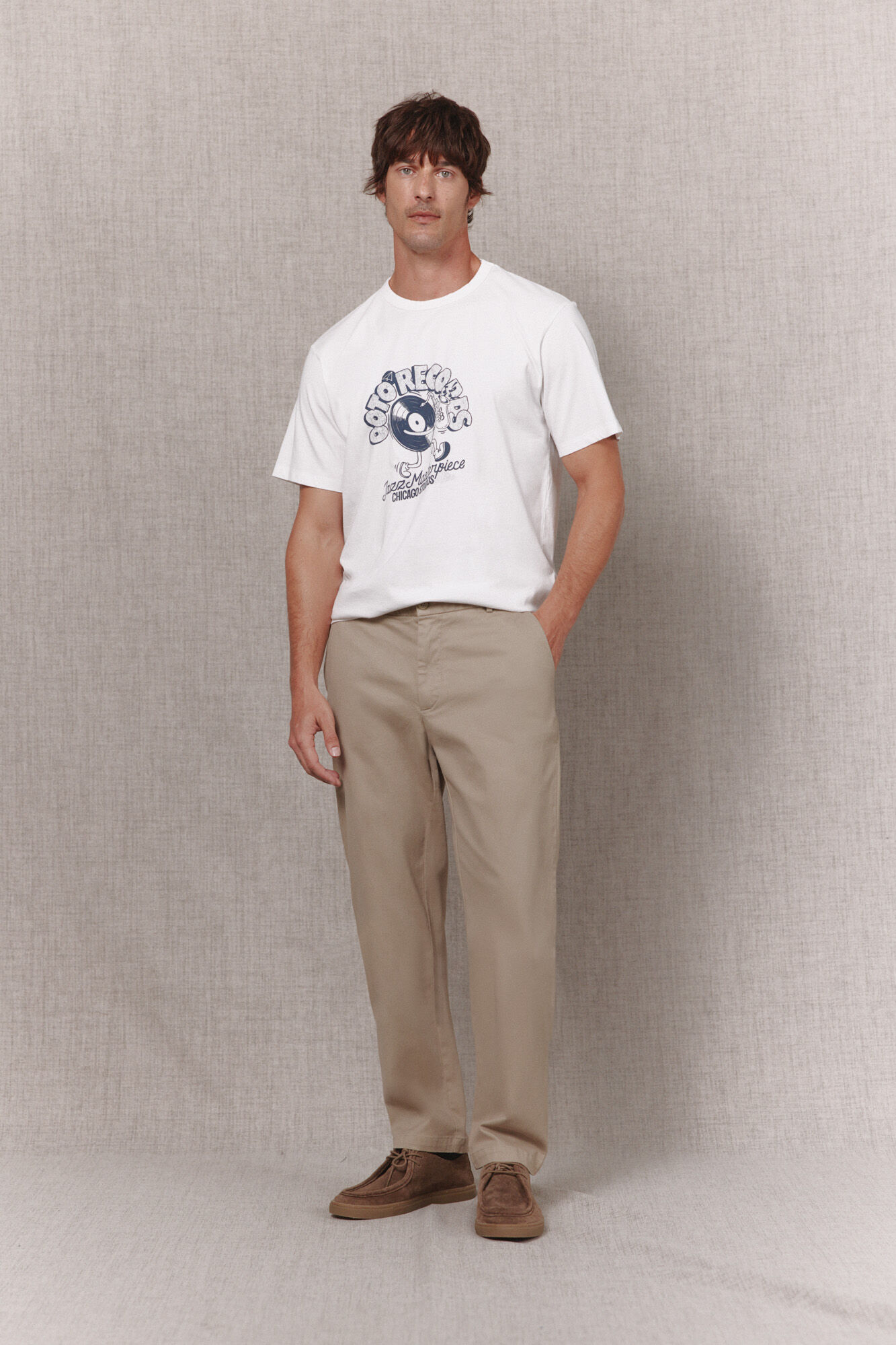 OOTO Chino sarga smart regular