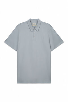 OOTO Polo single jersey Azul