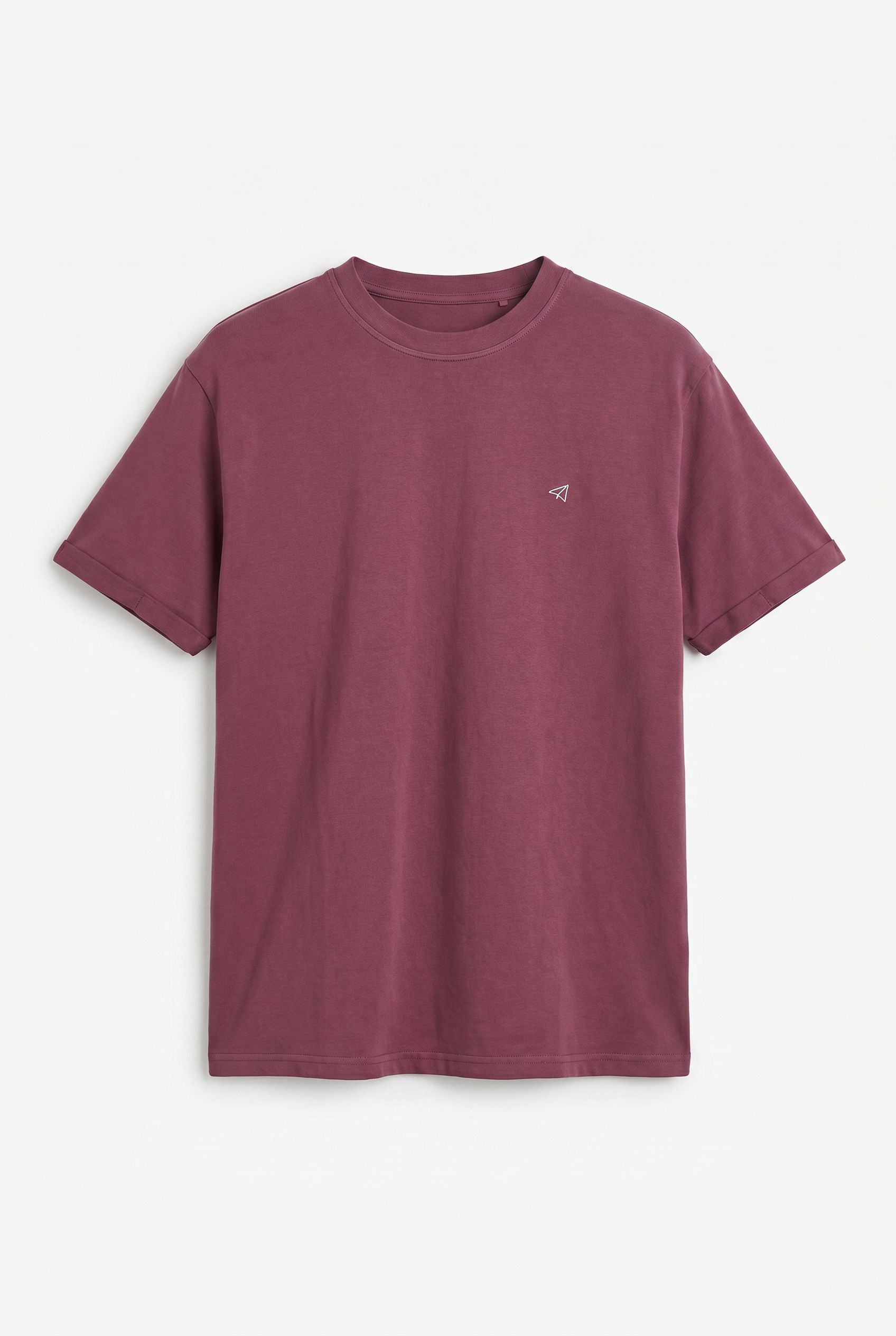 OOTO Camiseta b&aacute;sica lavada con bordado avi&oacute;n