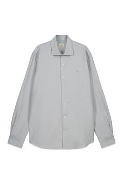 OOTO Camisa oxford lisa de manga comprida