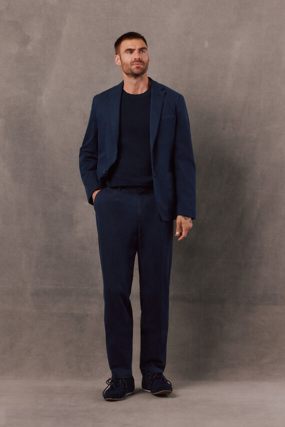 Pantalón traje coordinado twill