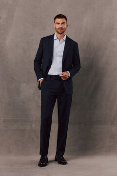 OOTO Americana traje espiga navy