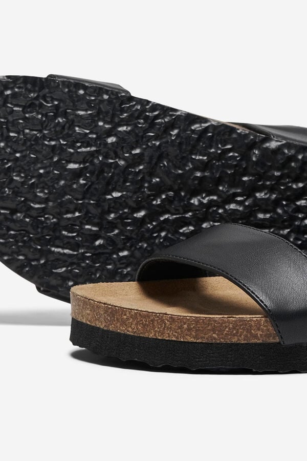 Springfield Flat strappy sandals black