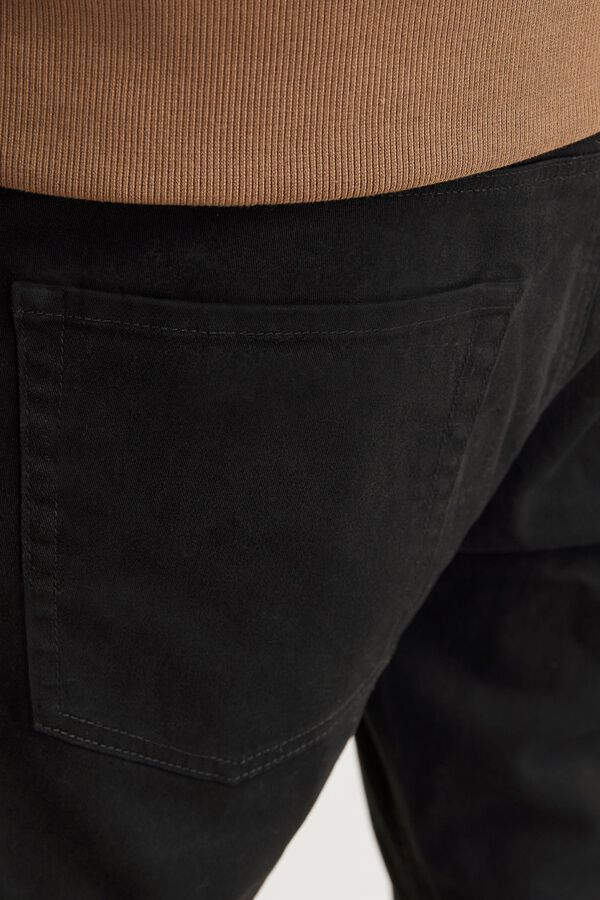 JJ REBEL Slim fit chinos black