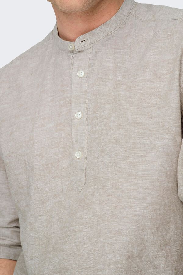 Only & Sons Long sleeve shirt nude