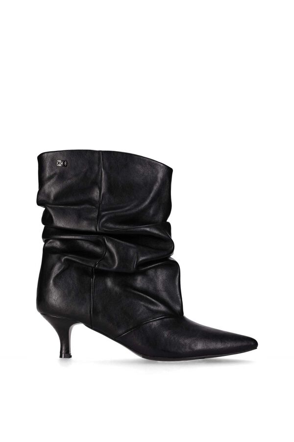 Chika 10 Stiletto heel pointed ankle boots black