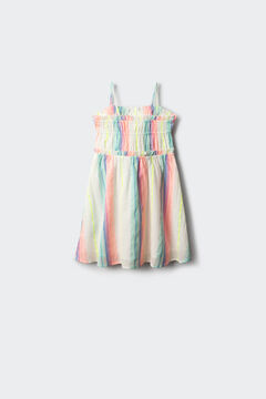 Springfield Kids Vestido rayas fluor ni&ntilde;a