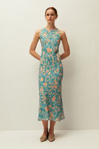 Systemaction Vestido largo de tirantes