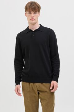 JJ REBEL Polo-Pullover mit Polokragen