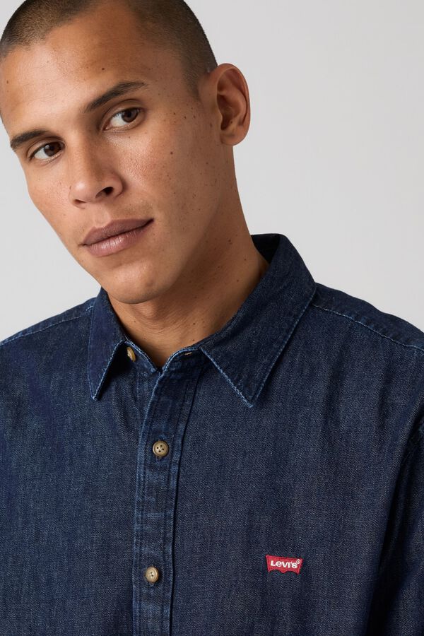 Levi's Denim shirt with buttons blue