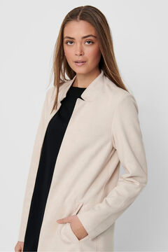 Only Abrigo de ante estilo levita