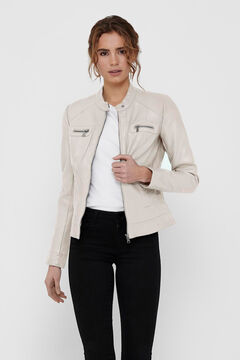 Only Chaqueta biker piel vegana
