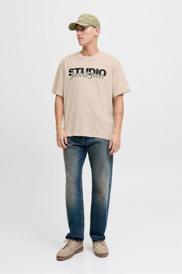 Jack & Jones Basic logo T-shirt grey