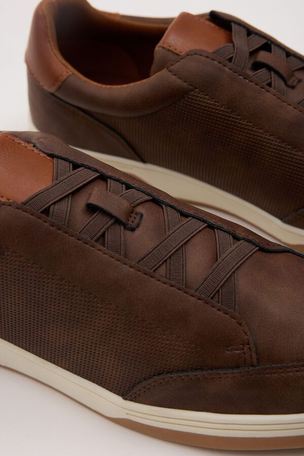 Inside Lace-up casual shoes nude