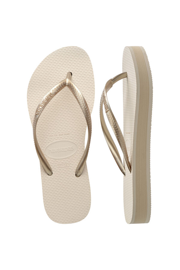 Havaianas Rubber platform sandals beige