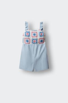 Springfield Kids Peto corto crochet ni&ntilde;a morado/lila