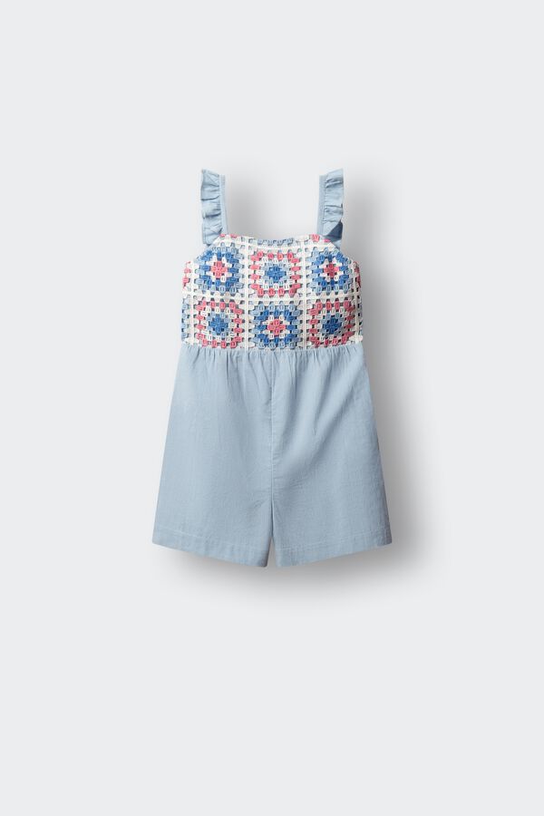 Springfield Kids Peto corto crochet ni&ntilde;a morado/lila