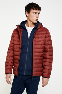 Springfield Padded jacket with hood red