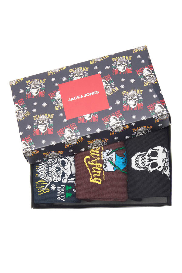 Springfield Caja de regalo pack calcetines negro