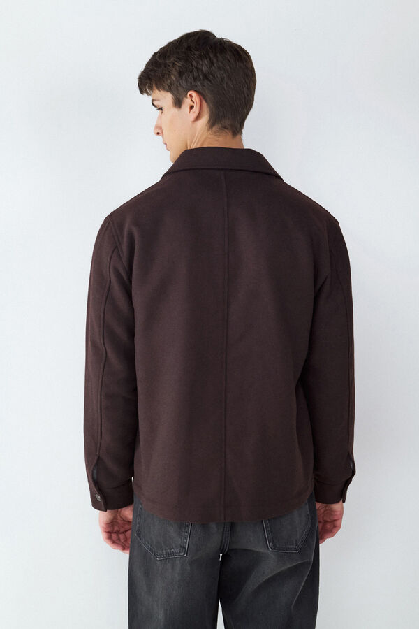 Balmohk Jacket with pockets nude