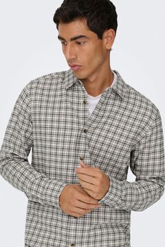 Only & Sons Camisa aos quadrados slim fit