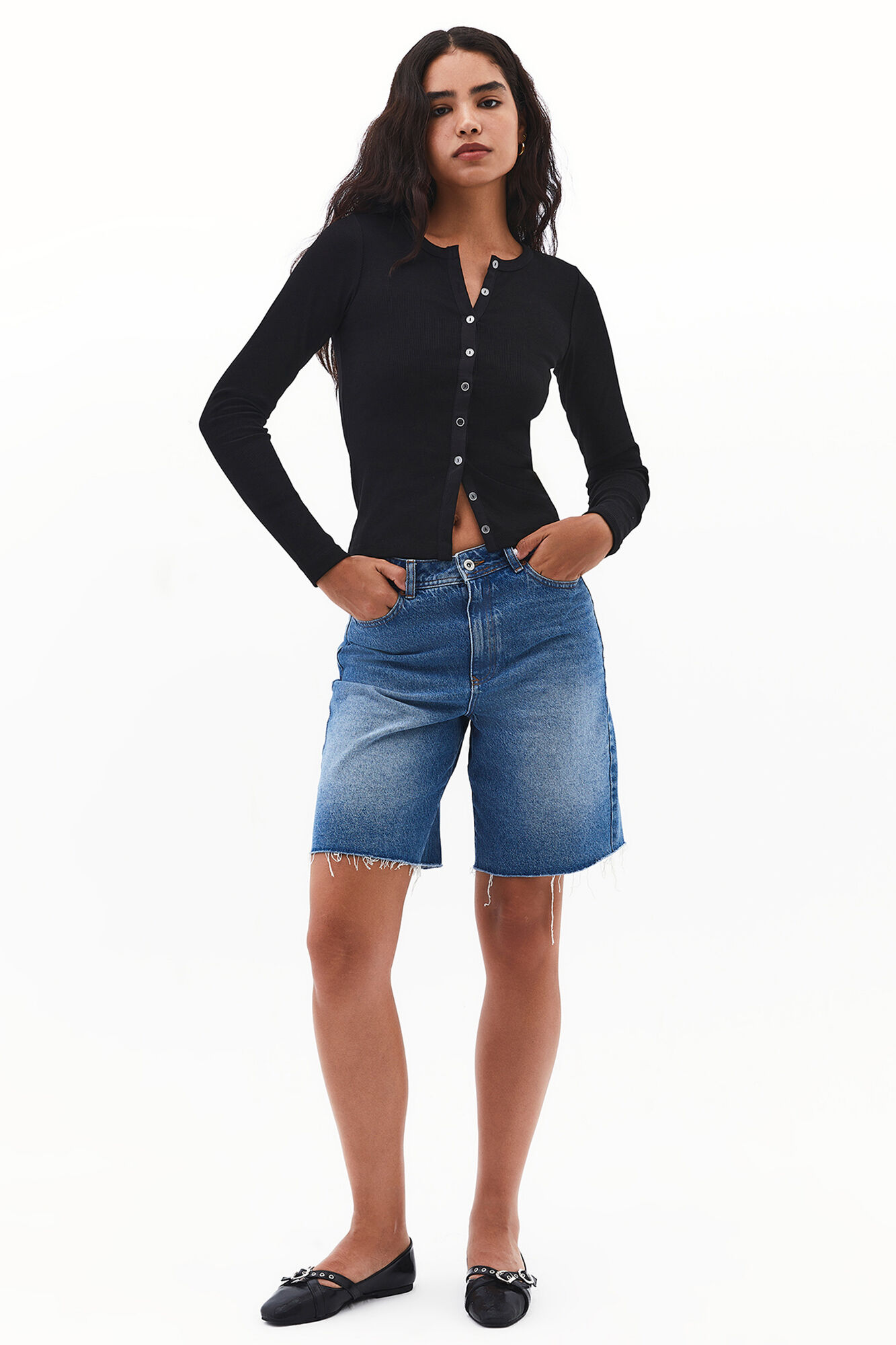 Oxxo Camiseta con botones