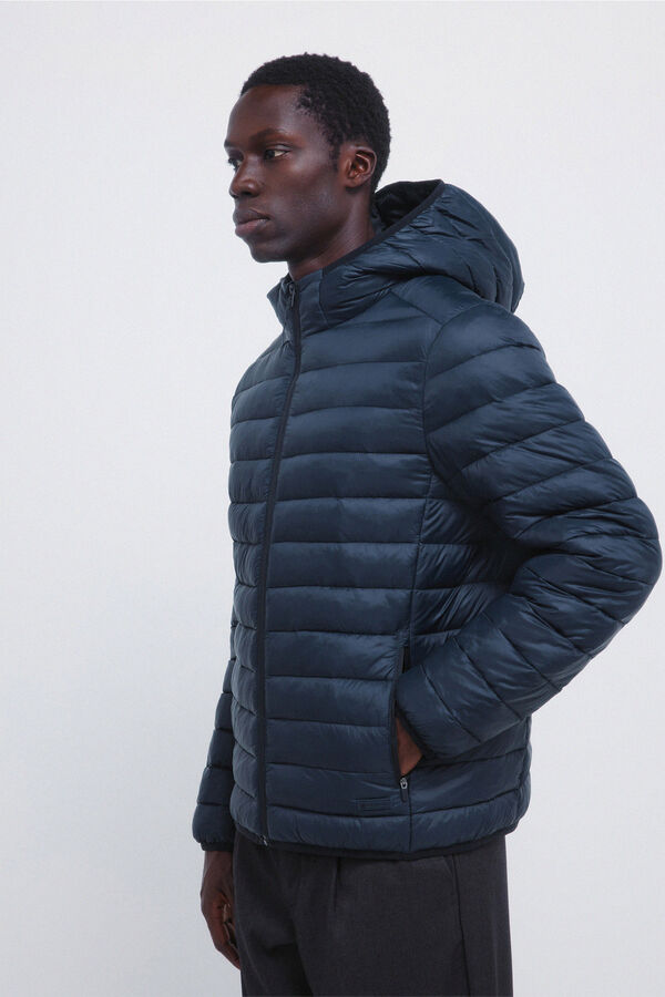 Springfield Chaqueta acolchada capucha azul