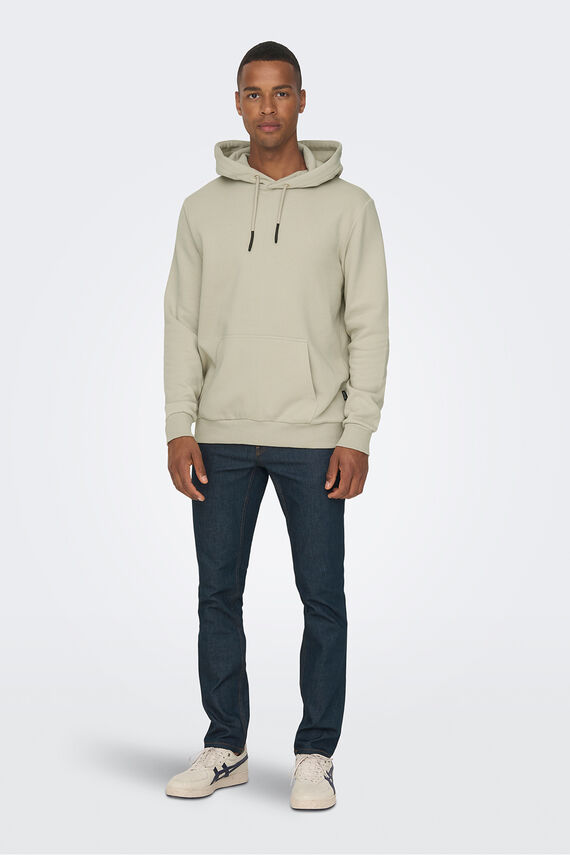 Sudadera felpada con capucha